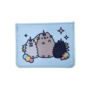 Pusheen RFID Protection Card Holder Blue Cute Fierce Pusheenicorn Friends Kawaii